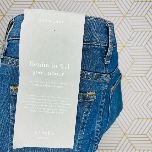 Everlane Mid Rise Skinny Ankle jeans - Picture 5 of 7